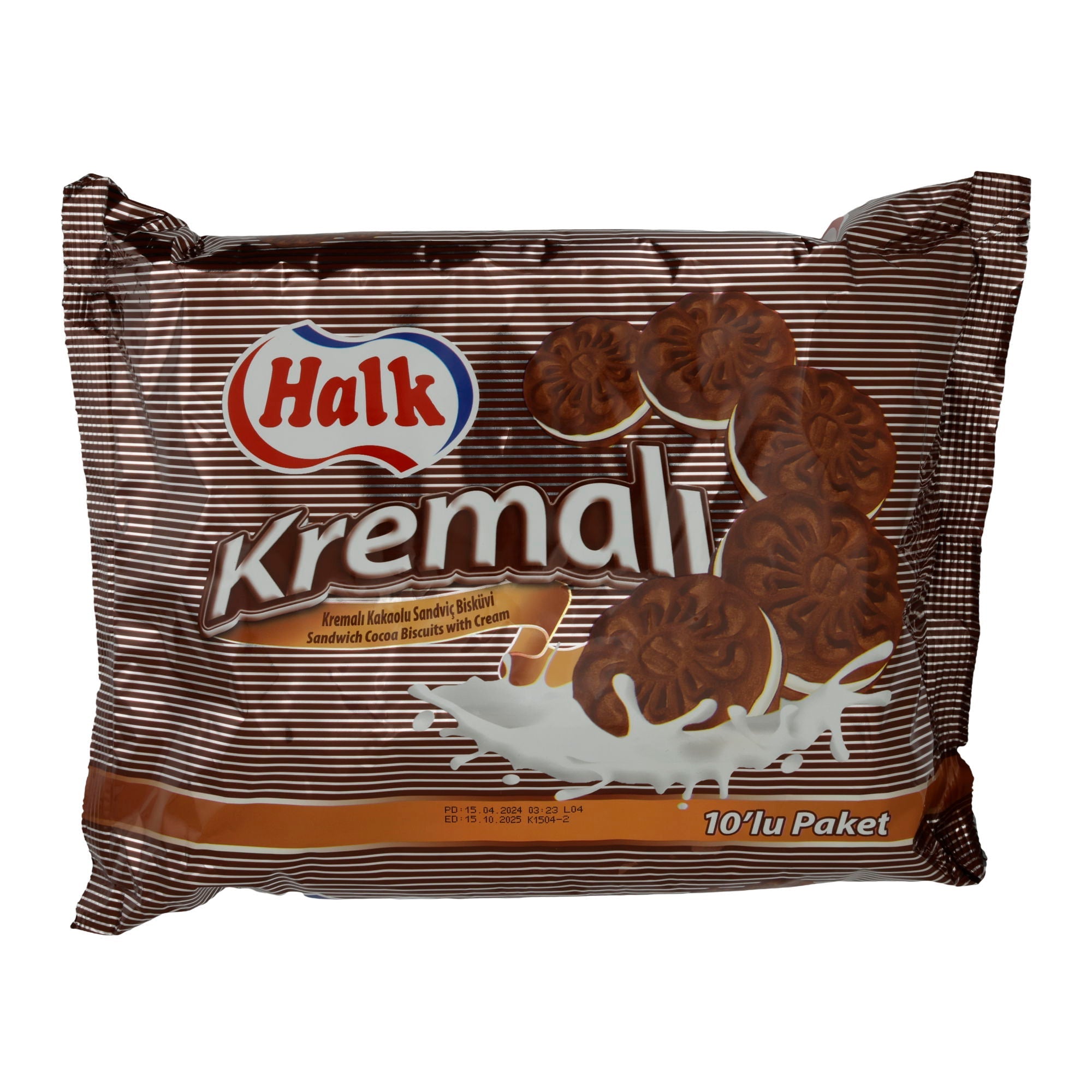 Kekse Halk | Kremali | Kakaokekse mit Cremefüllung | 500 g HALK